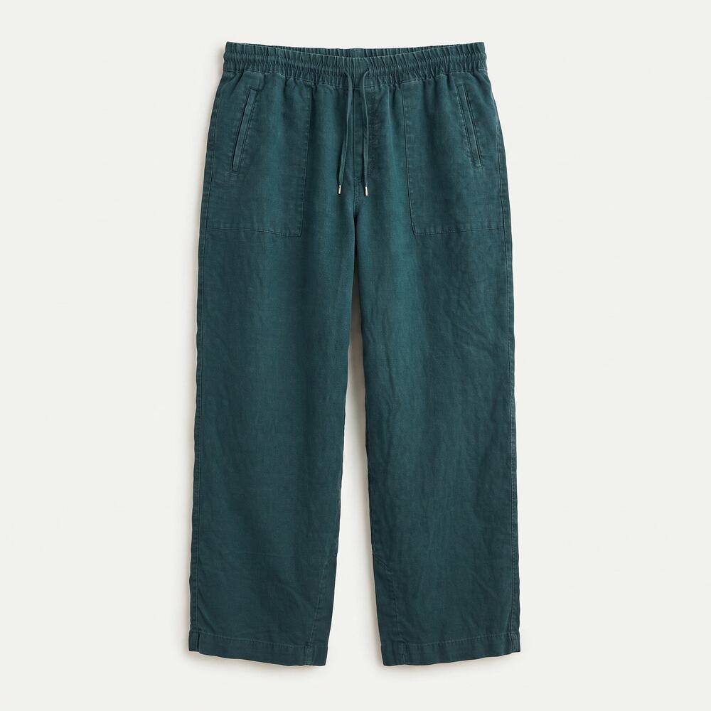 Athleta Womens XLT Coastal Resortwear Minimalist Linen Wide Leg Retreat Pants
